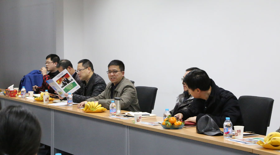 上海市綠容局總工唐家富一行領導蒞臨山美調(diào)研座談建筑垃圾資源化處理