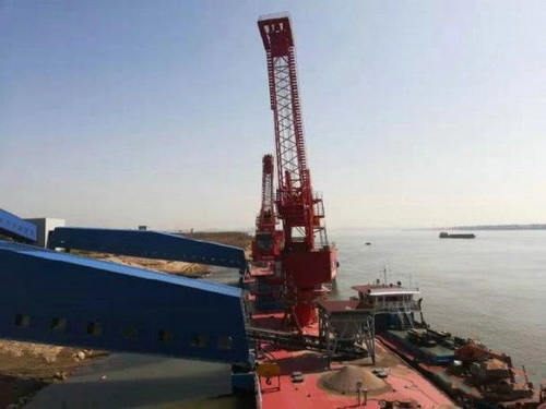 湖北一永久性砂石集并中心建成，總投資約2.5億元，年設計吞吐量360萬噸