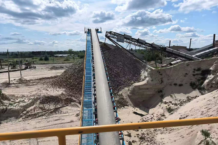 哈薩克斯坦500tph花崗巖破碎生產(chǎn)線